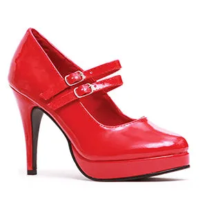 421-JANE 4" Double Strap Mary Jane