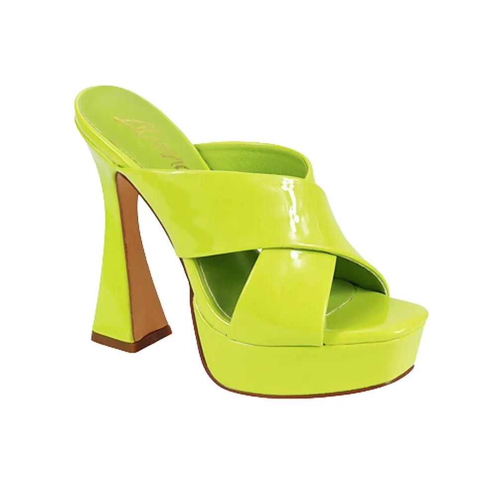 Chunky Platform Block High Heels Sandals Aja-1 By Liliana