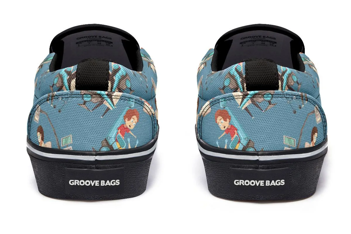 Dentistry Pattern Slip-On Shoes