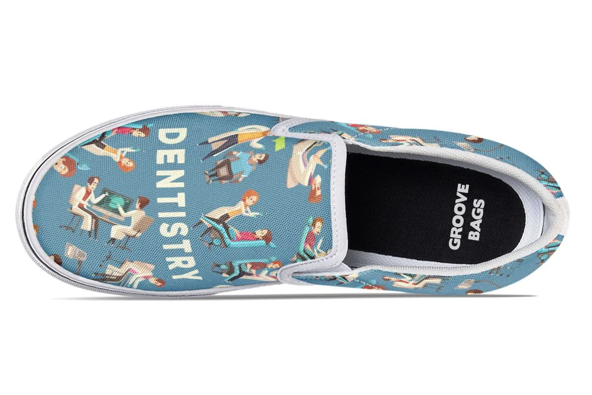 Dentistry Pattern Slip-On Shoes