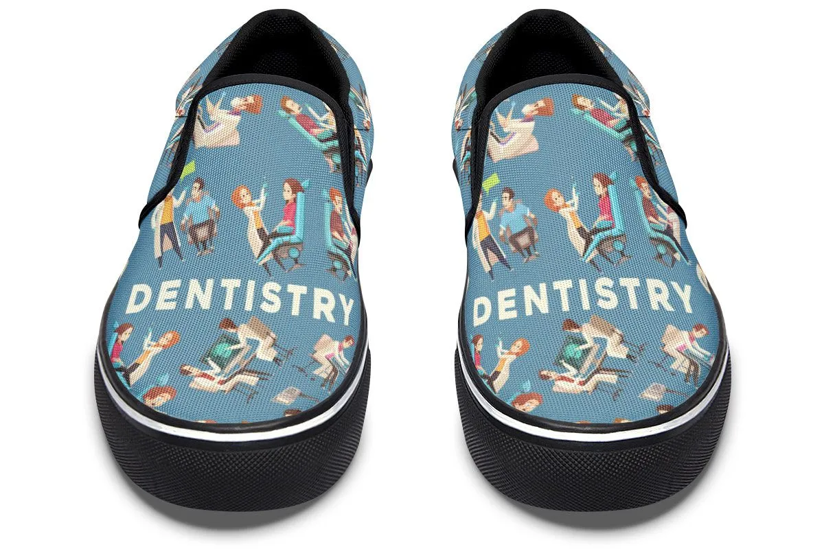 Dentistry Pattern Slip-On Shoes