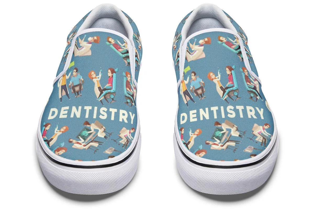 Dentistry Pattern Slip-On Shoes