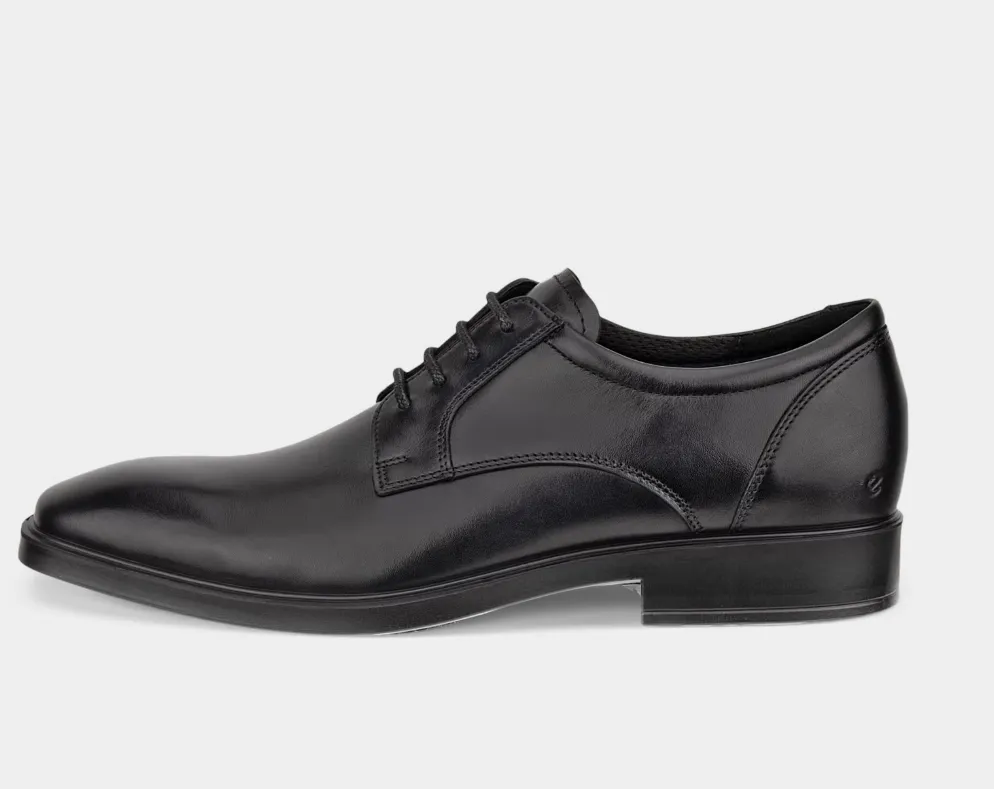 ECCO Men's Metropole Milan Plain Toe Dress Shoe Black
