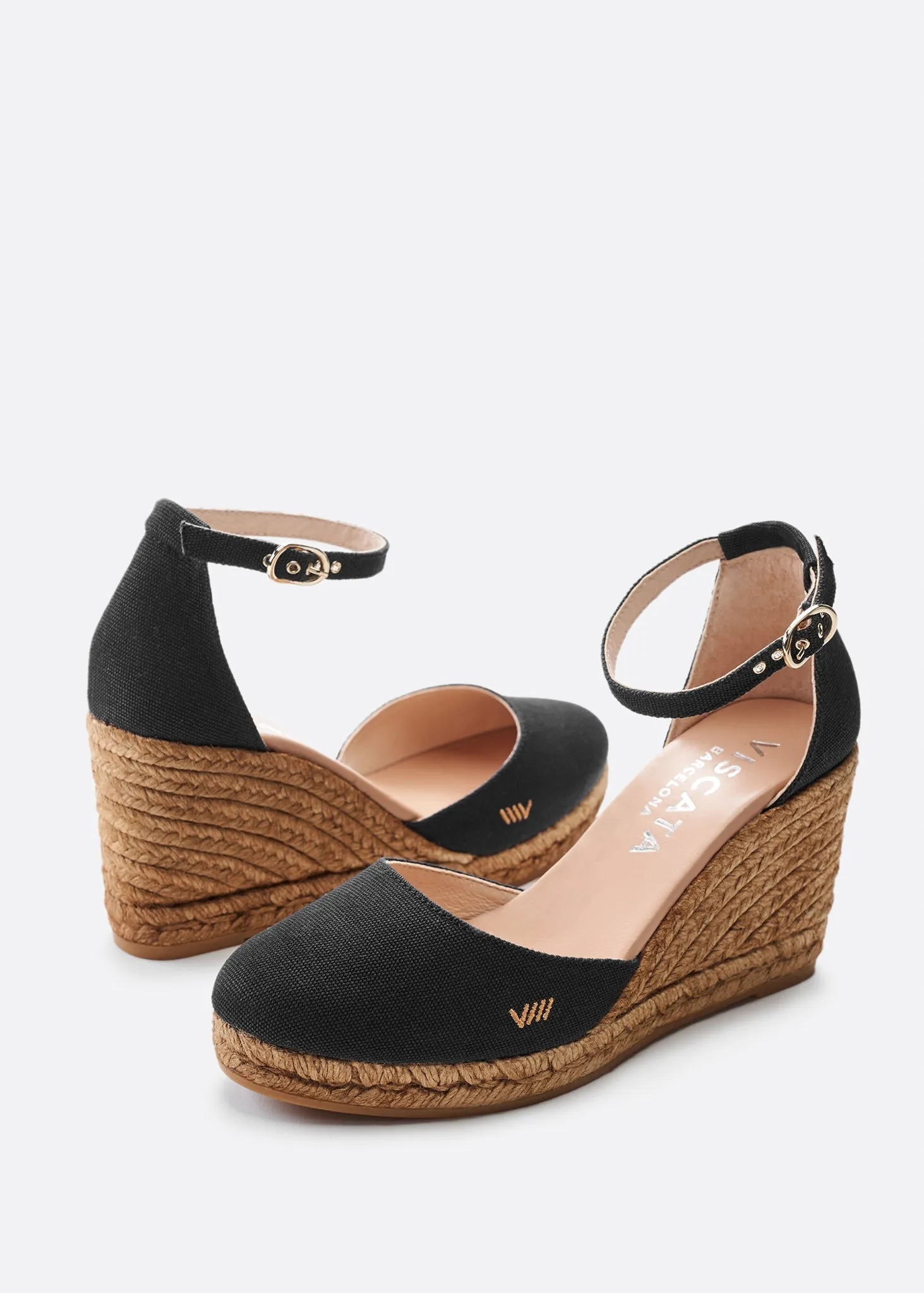 Estartit Canvas Espadrille Wedges by Viscata