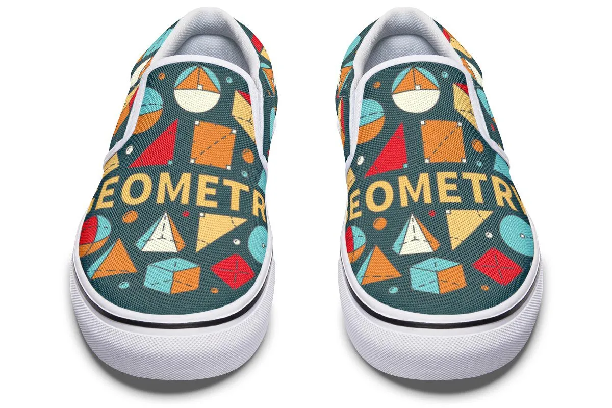 Geometry Lovers Slip-On Shoes