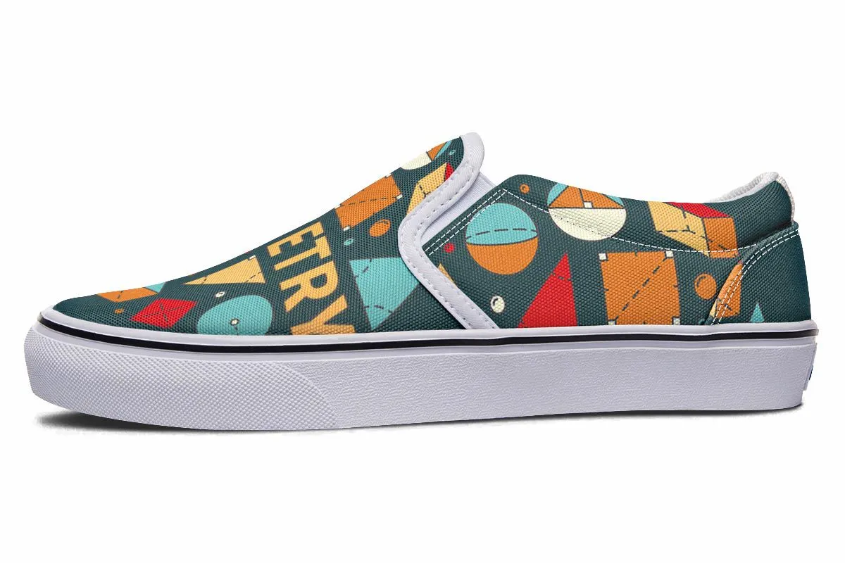 Geometry Lovers Slip-On Shoes