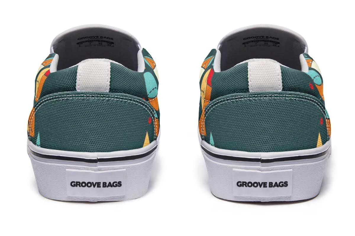 Geometry Lovers Slip-On Shoes