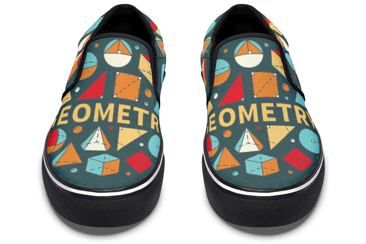 Geometry Lovers Slip-On Shoes