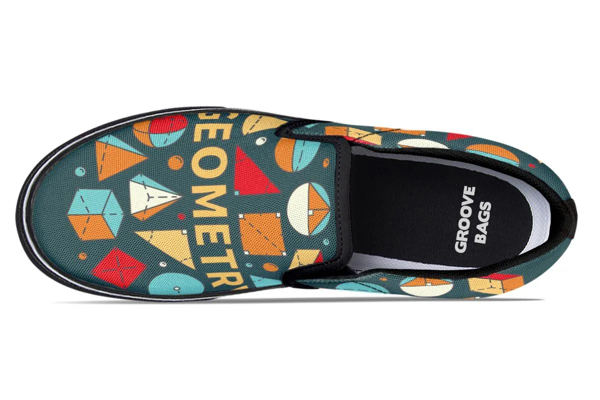 Geometry Lovers Slip-On Shoes