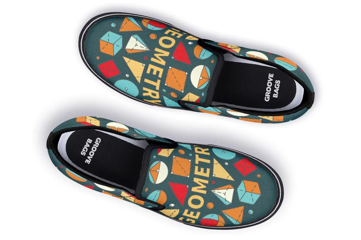 Geometry Lovers Slip-On Shoes