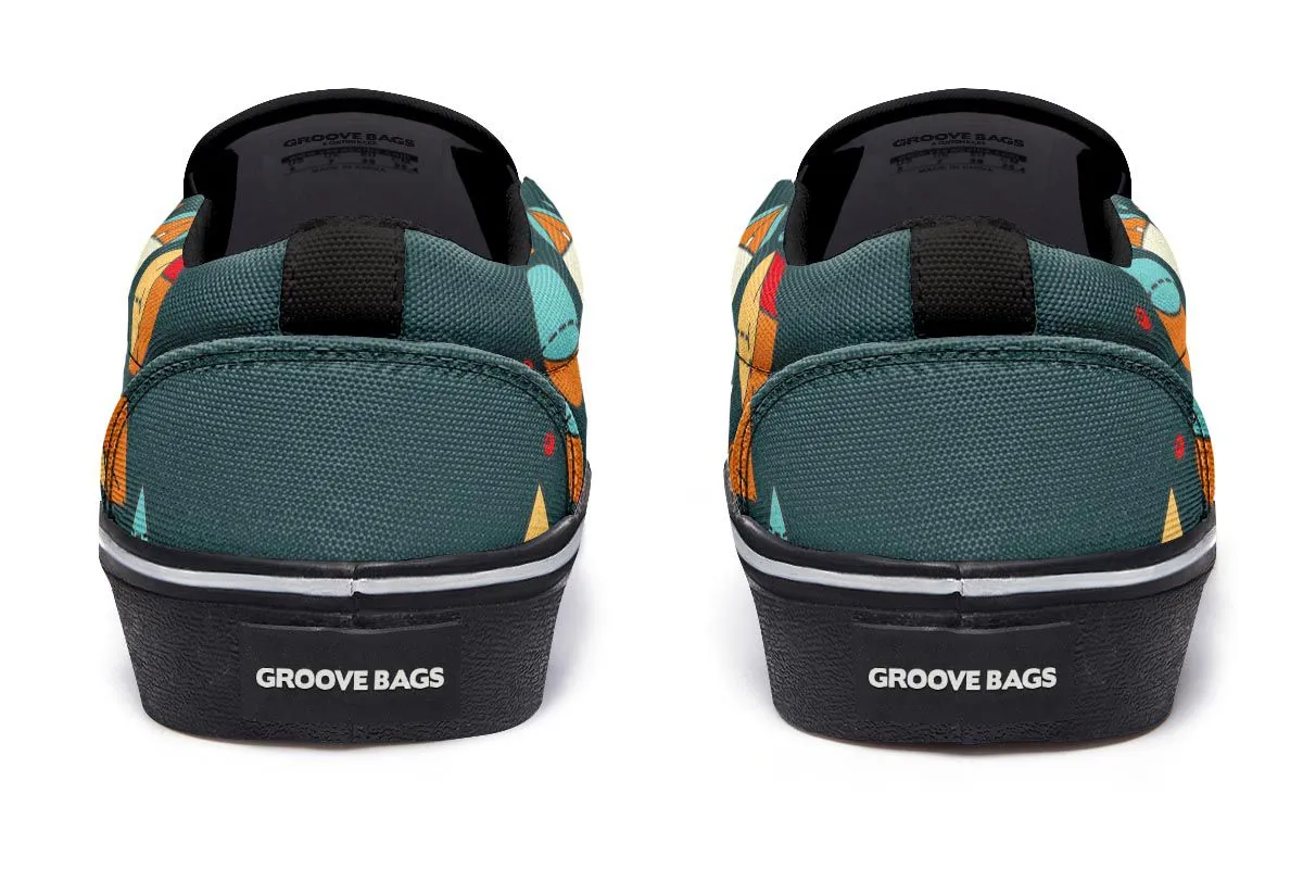 Geometry Lovers Slip-On Shoes