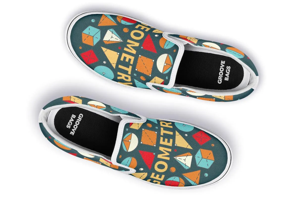 Geometry Lovers Slip-On Shoes