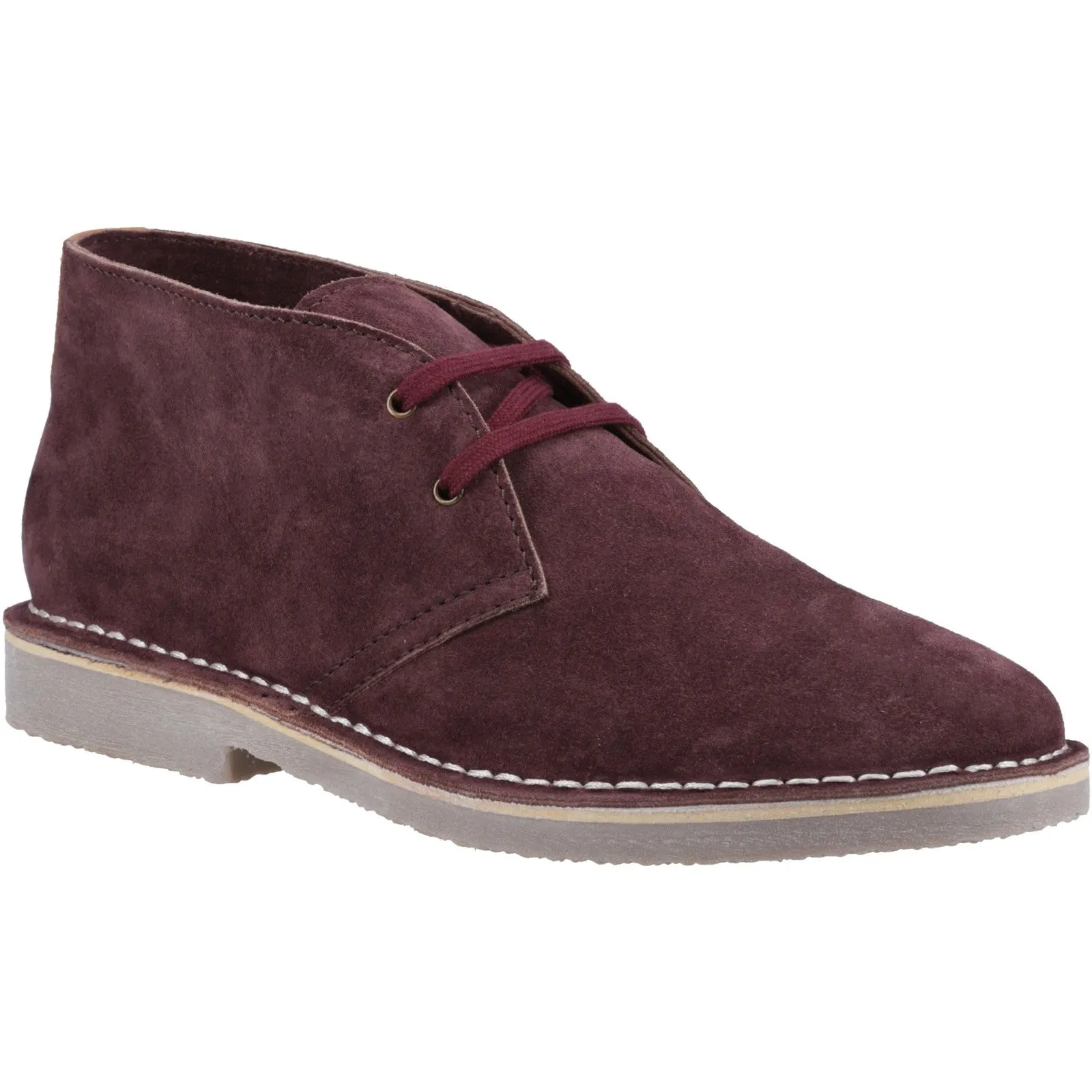 Hush Puppies Mens Samuel Suede Lace Up Boots