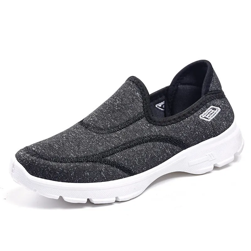 Knit Detail Stretch Slip on Pumps Shoes