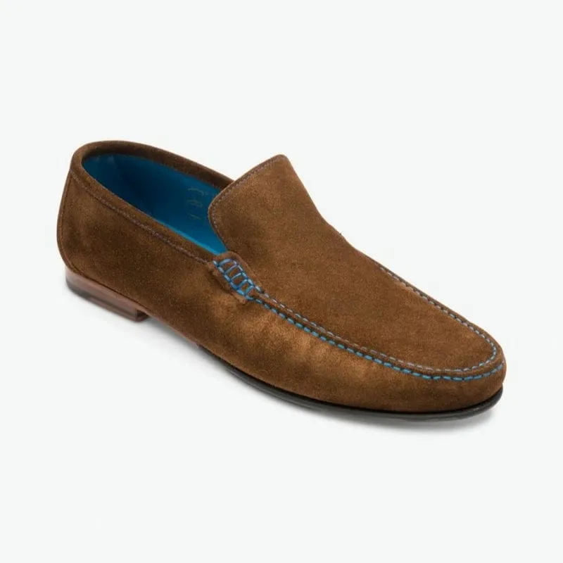 Loake Nicholson Mens Suede Moccasin - Polo Suede
