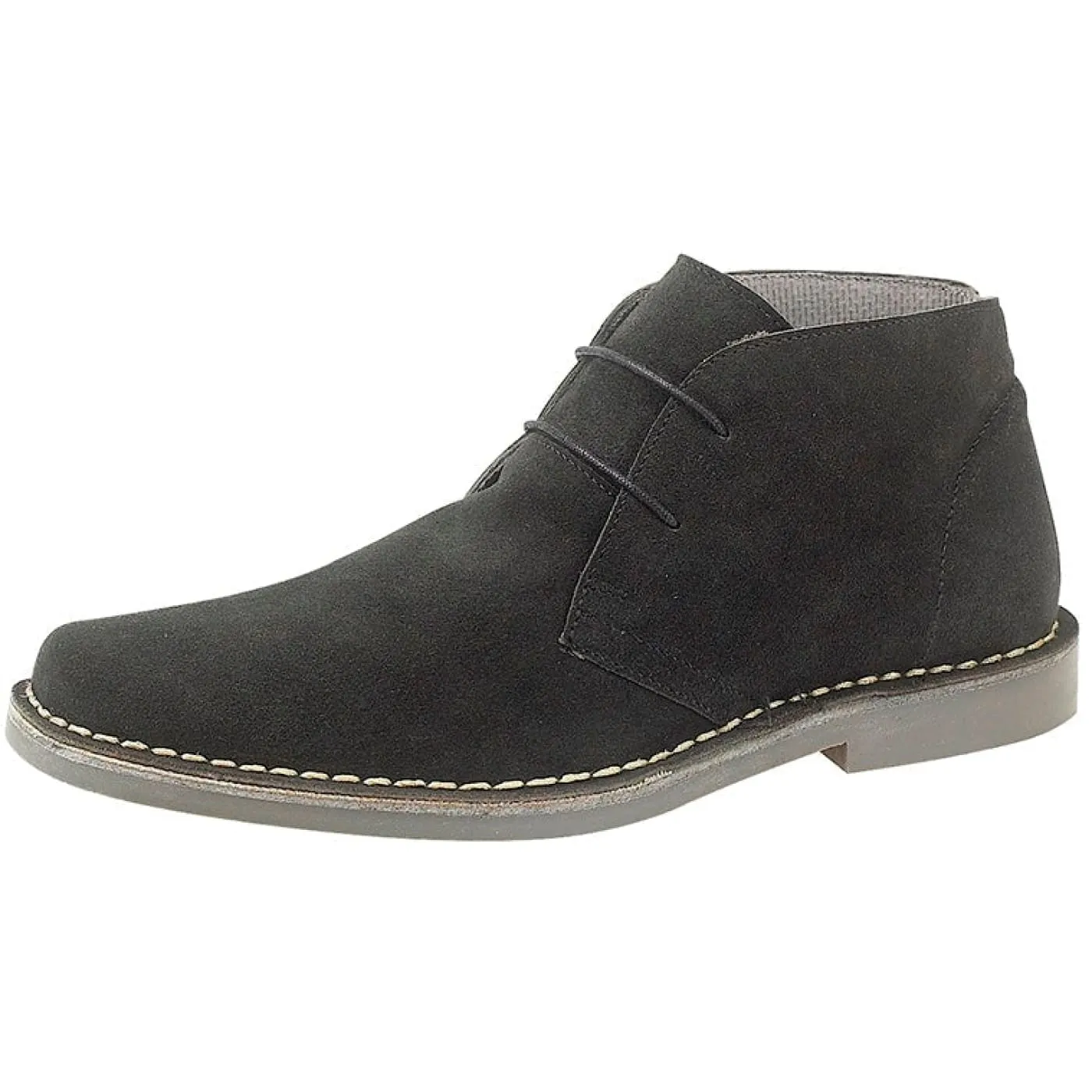 Roamers Mens M420 Black Suede New Mens Desert Boots Shoes