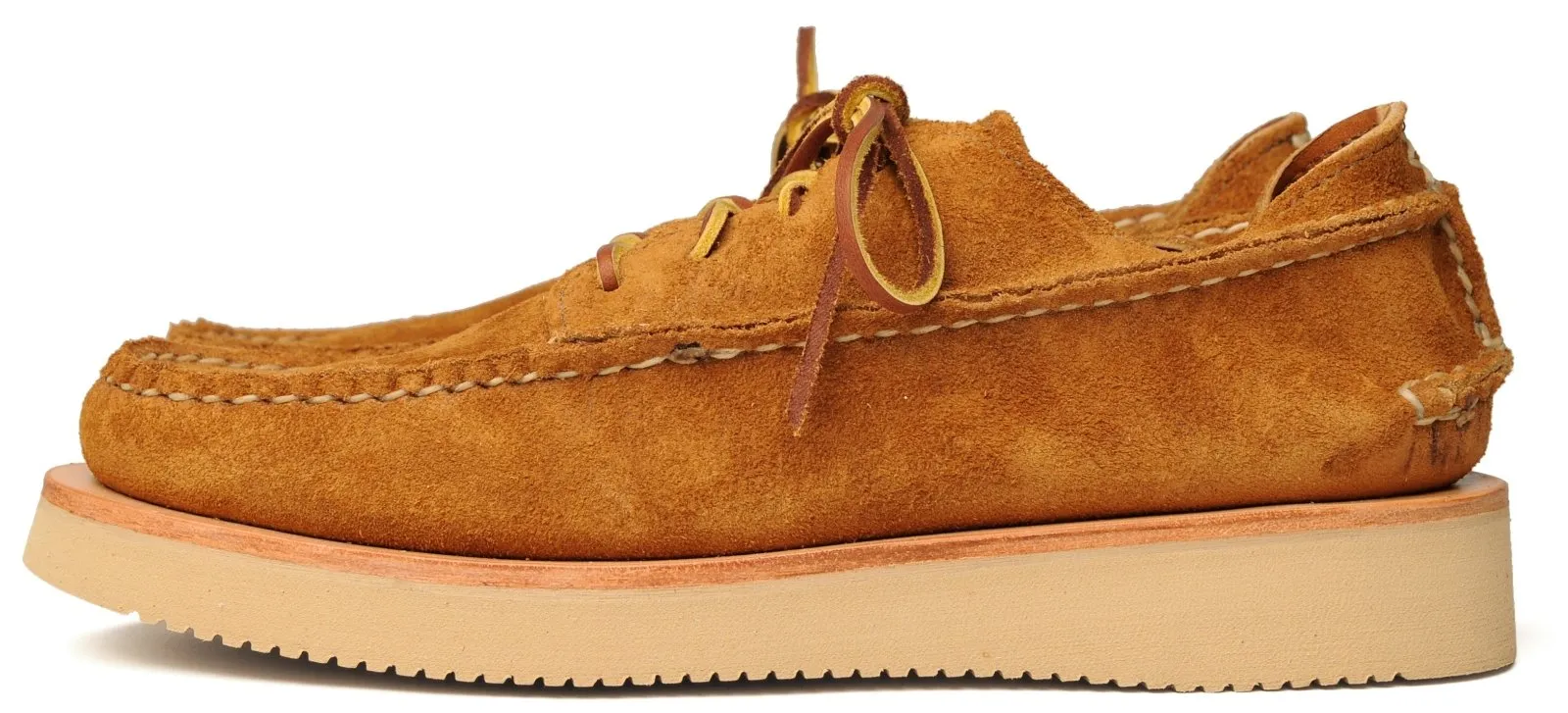 SEMI HANDSEWN MAINE GUIDE OX DB | Moccasin Shoe | FO G Brown