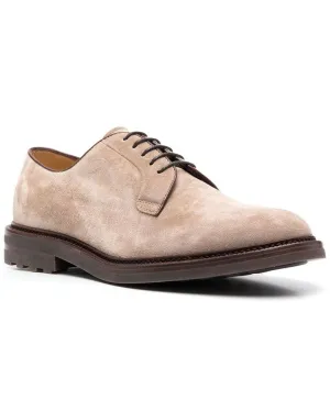 Suede Lace Up in Fango