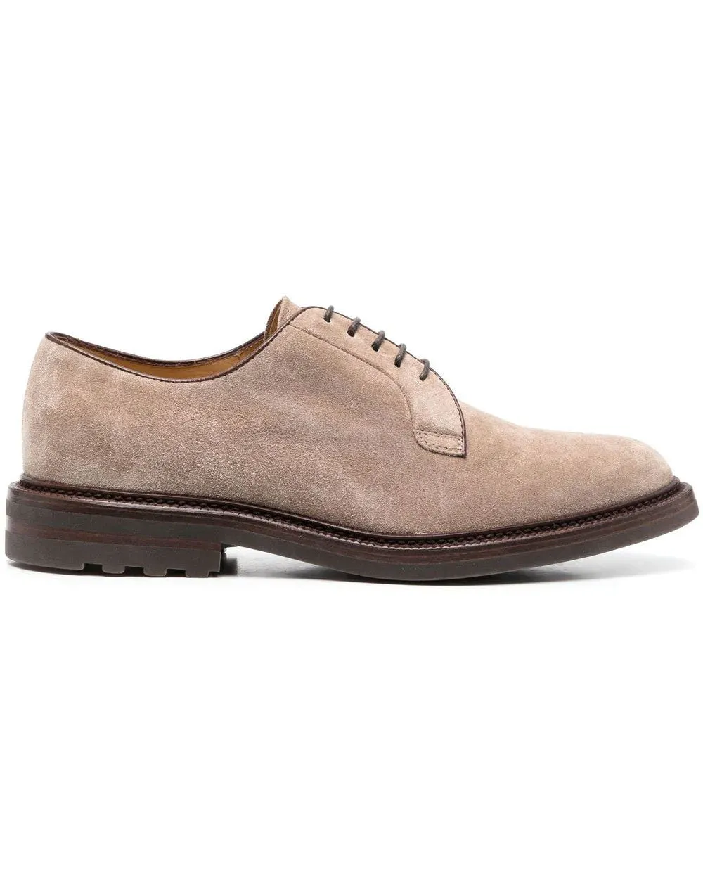 Suede Lace Up in Fango