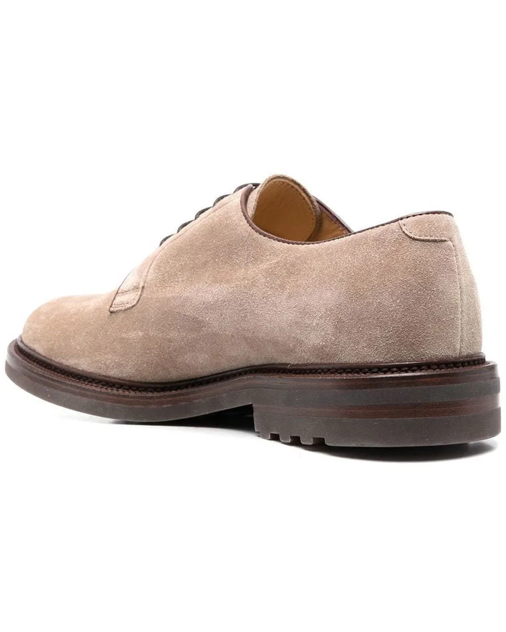 Suede Lace Up in Fango