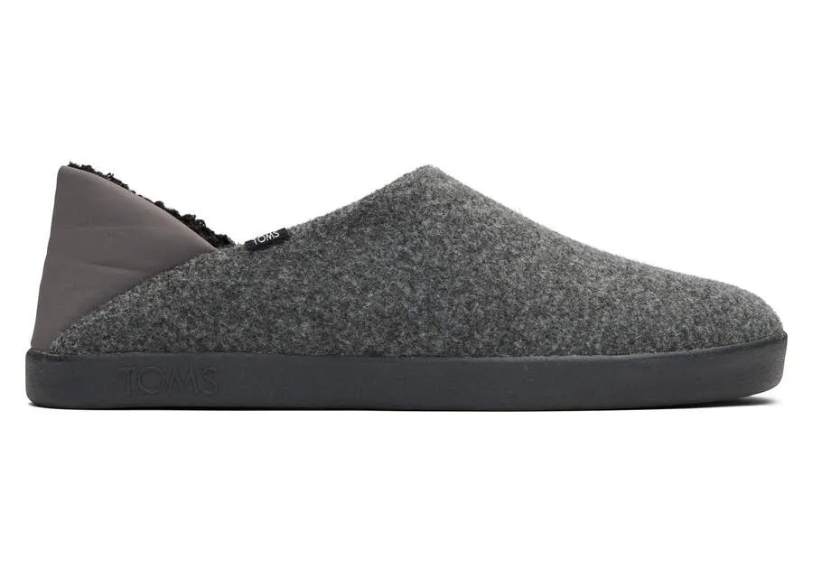 TOMS Mens Ezra Repreve Slipper - Smoke Grey