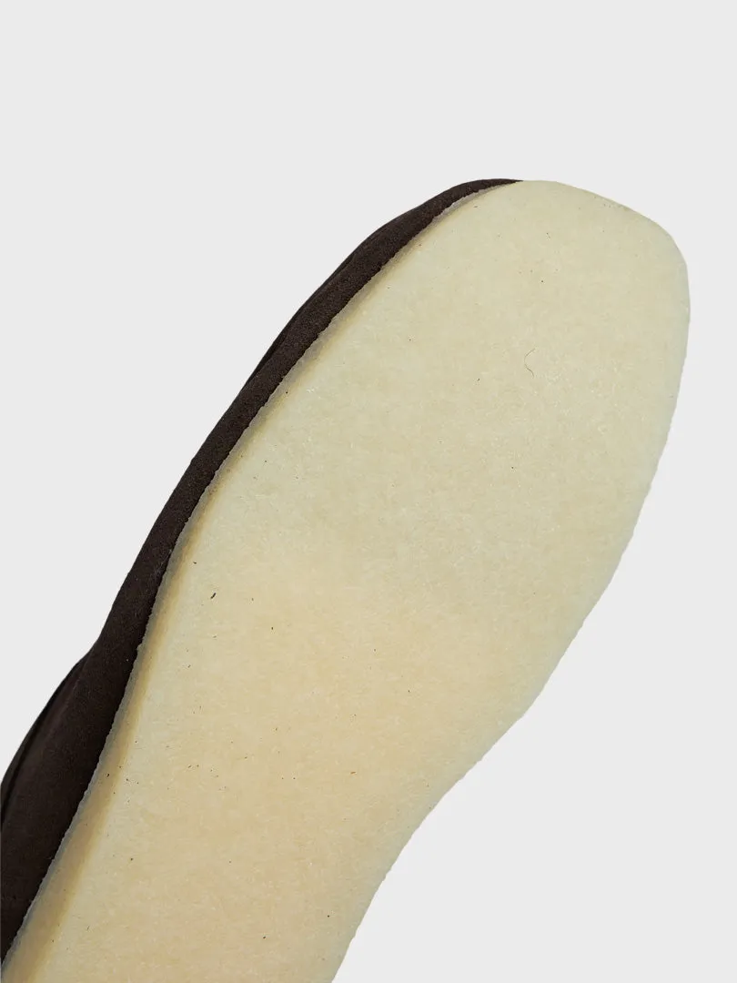 Wallabee Shoes in Dark Brown